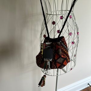 Brand new hand made Zara beaded Crossbody bag